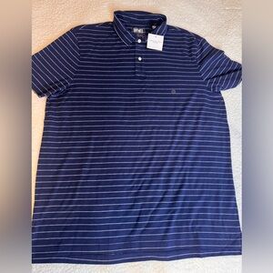 NWT American Eagle Outfitters Navy Striped Polo